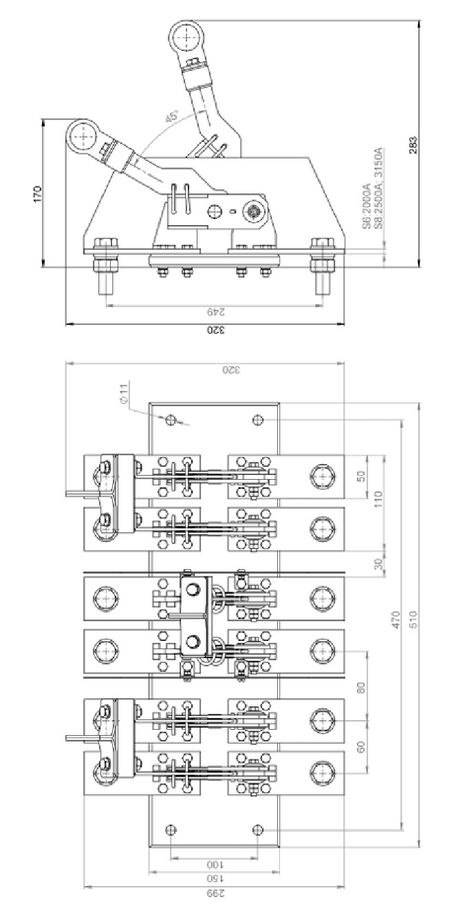 купить Разъединитель РЕ 19-45-31160 2500А